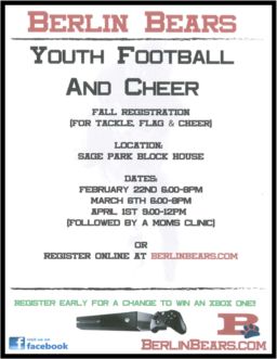 Berlin Bears Youth Football and Cheer